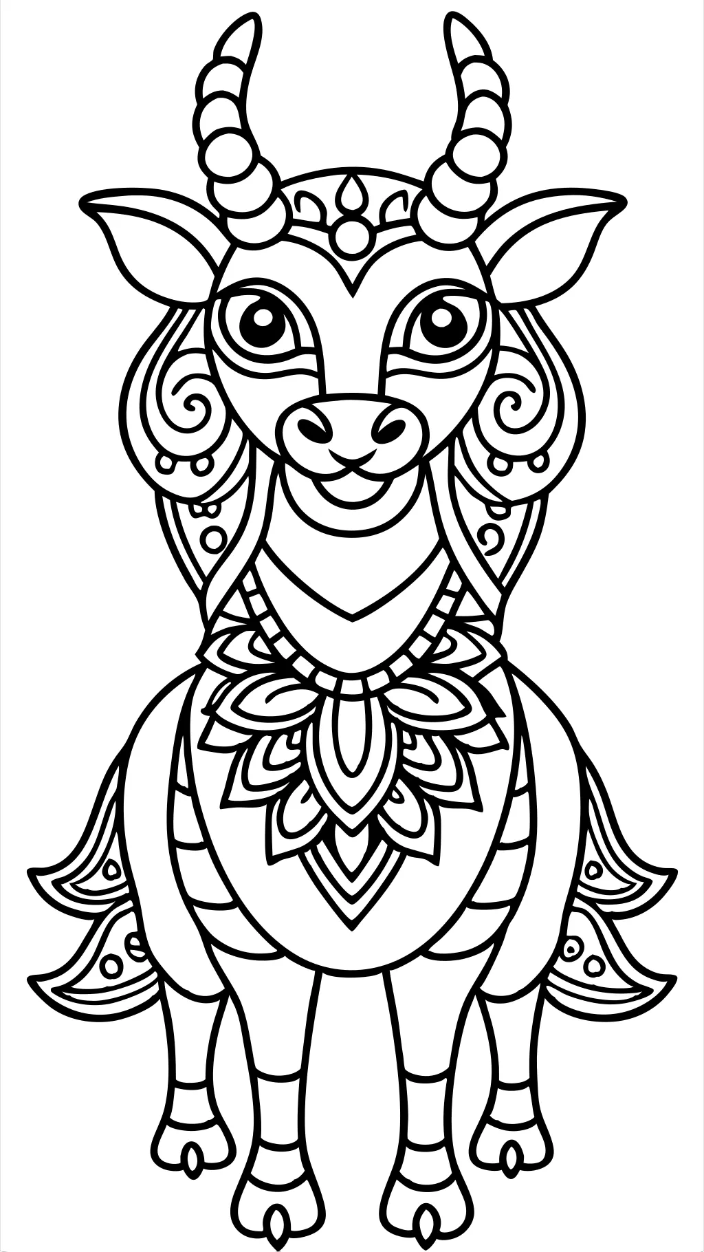 alebrije coloring page